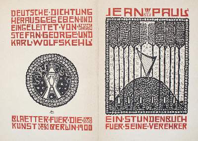 Bild Nr.1: 122-875 George,S. u. K.Wolfskehl (Hrsg.).: (Lechter)