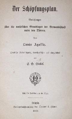 Bild Nr.1: 122-968 Agassiz,L.: (Zoologie)