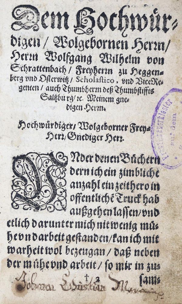 Große Abbildung Nr.1: 123-1 (Albertinus,A.: (Alte Drucke, Handschriften und Theologie)
