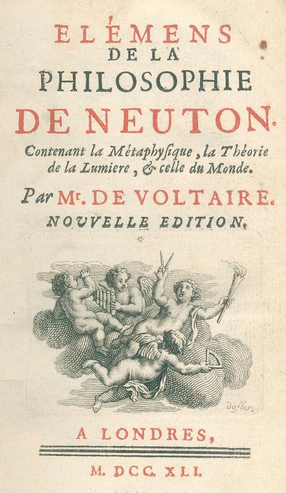 Große Abbildung Nr.1: 123-1005 Voltaire,(F.M.A.de).: (Literatur und illustrierte Bücher bis 19.Jahrhundert)
