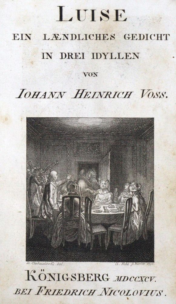 Große Abbildung Nr.1: 123-1007 Voss,J.H.: (Literatur und illustrierte Bücher bis 19.Jahrhundert)