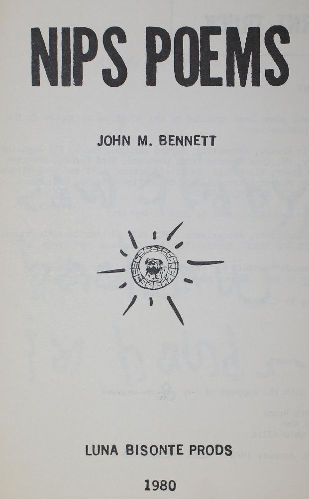 Große Abbildung Nr.1: 123-1029 Bennett,John M.: (Literatur und illustrierte Bücher 20.Jahrhundert - Alte Literatur in modernen Ausgaben)