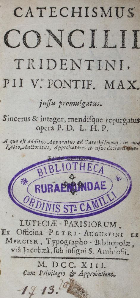 Große Abbildung Nr.1: 123-103 Catechismus: (Alte Drucke, Handschriften und Theologie)