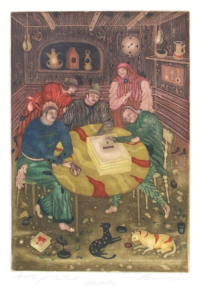 Große Abbildung Nr.4: 123-1040 Brauer,A.: (Literatur und illustrierte Bücher 20.Jahrhundert - Alte Literatur in modernen Ausgaben)