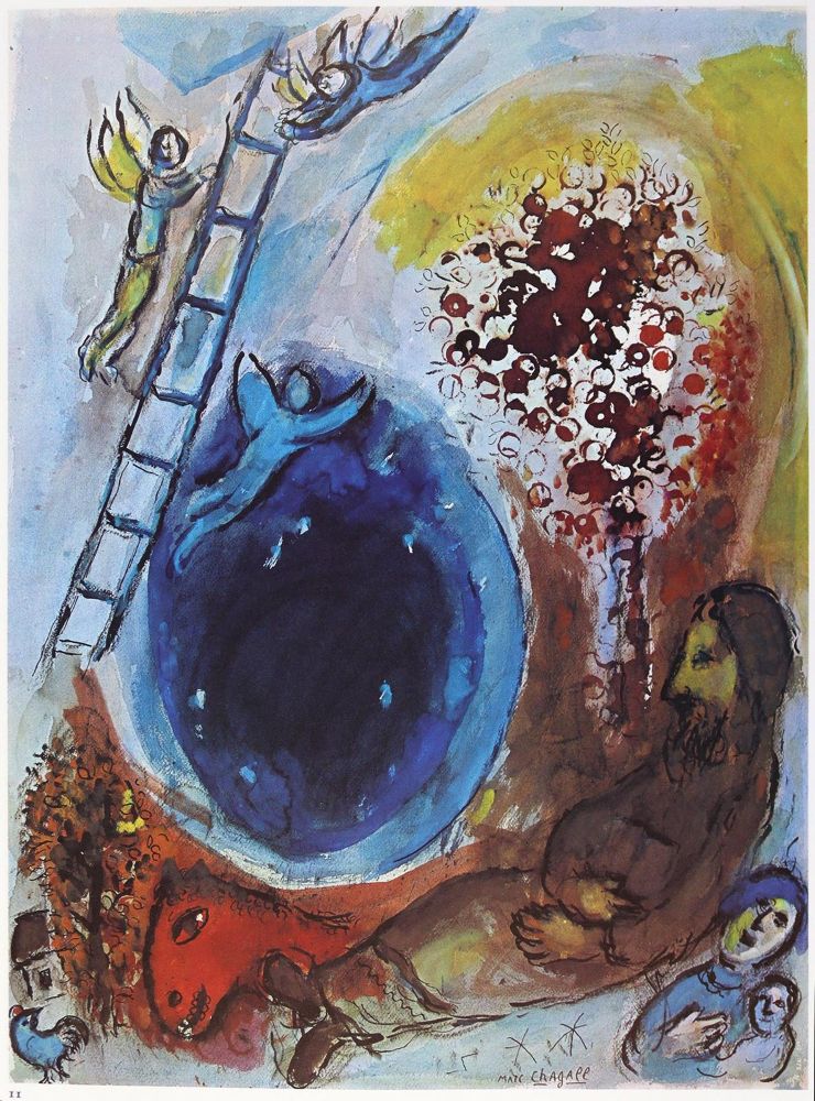 Große Abbildung Nr.2: 123-1058 Derriere le miroir.: (Chagall)