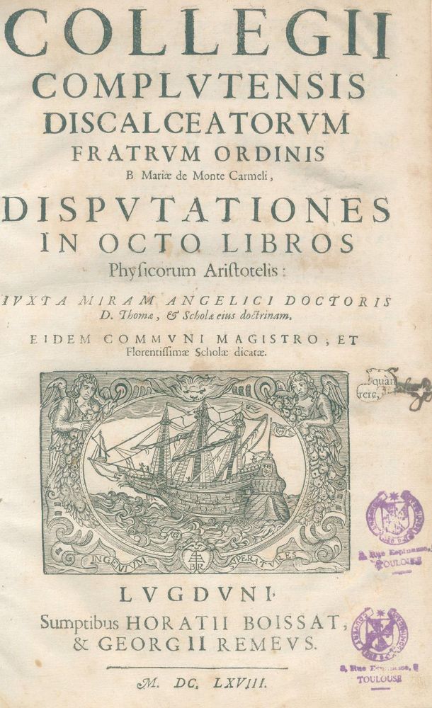 Große Abbildung Nr.1: 123-109 Collegii Complutensis: (Alte Drucke, Handschriften und Theologie)
