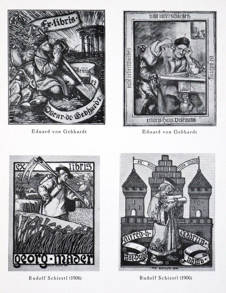 Große Abbildung Nr.1: 123-1109 Braungart,R.: (Exlibris)