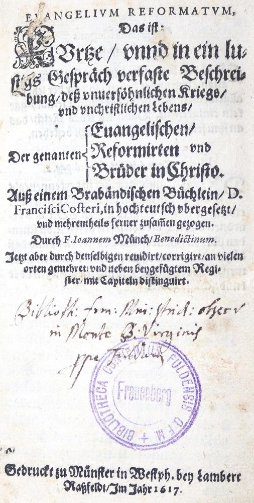 Große Abbildung Nr.1: 123-116 Cutsemius,P.: (Alte Drucke, Handschriften und Theologie)