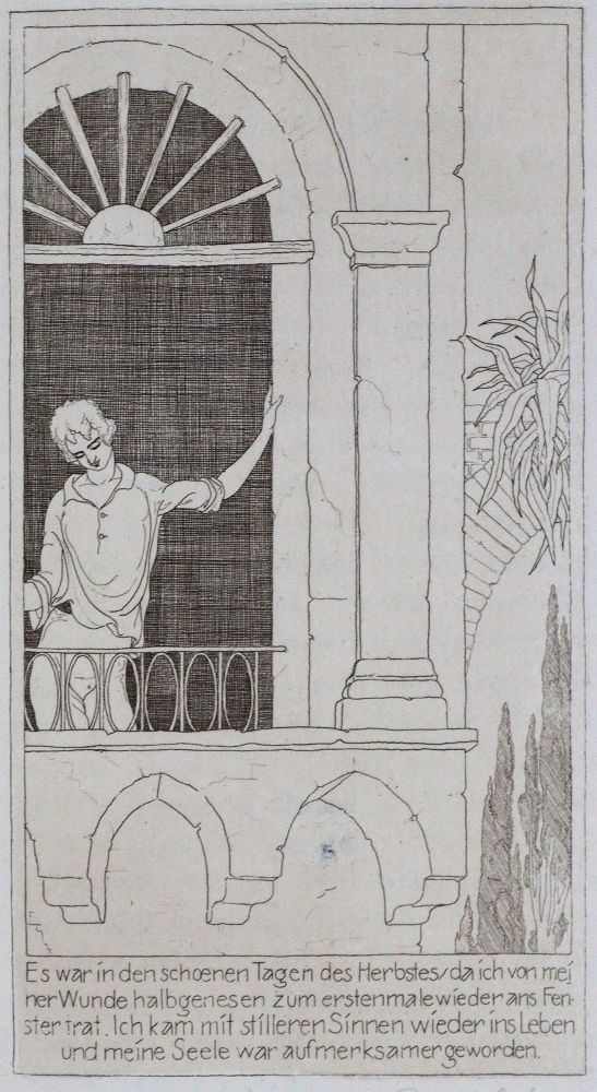 Große Abbildung Nr.1: 123-1160 Hölderlin,F.: (Literatur und illustrierte Bücher 20.Jahrhundert - Alte Literatur in modernen Ausgaben)