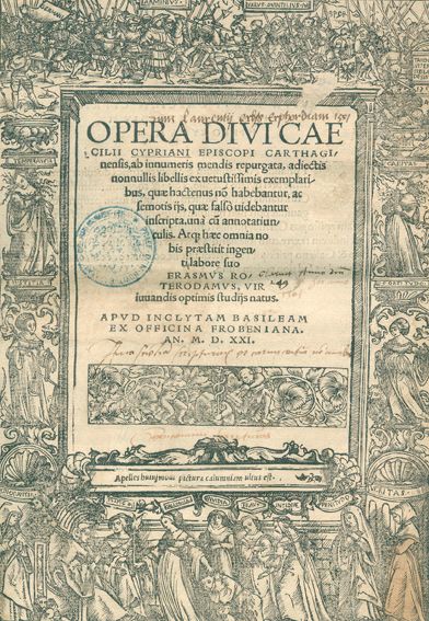 Große Abbildung Nr.1: 123-117 Cyprianus,C.: (Alte Drucke, Handschriften und Theologie)