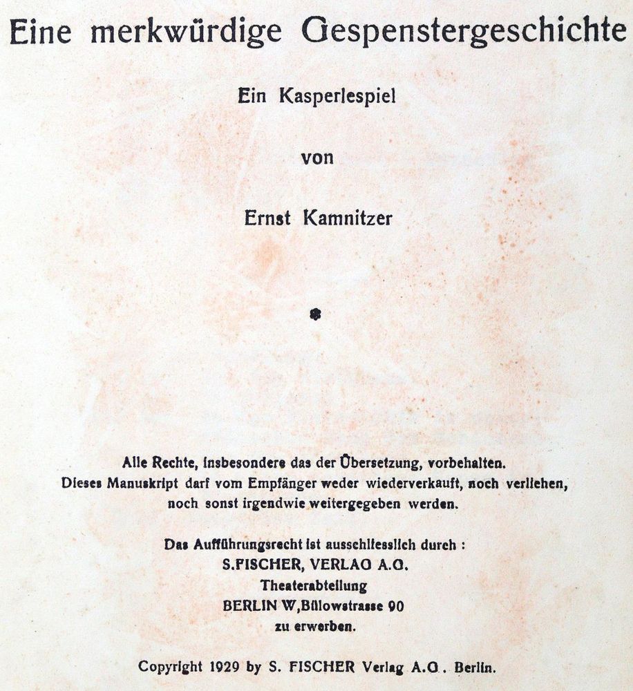 Große Abbildung Nr.1: 123-1176 Kamnitzer,E.: (Literatur und illustrierte Bücher 20.Jahrhundert - Alte Literatur in modernen Ausgaben)