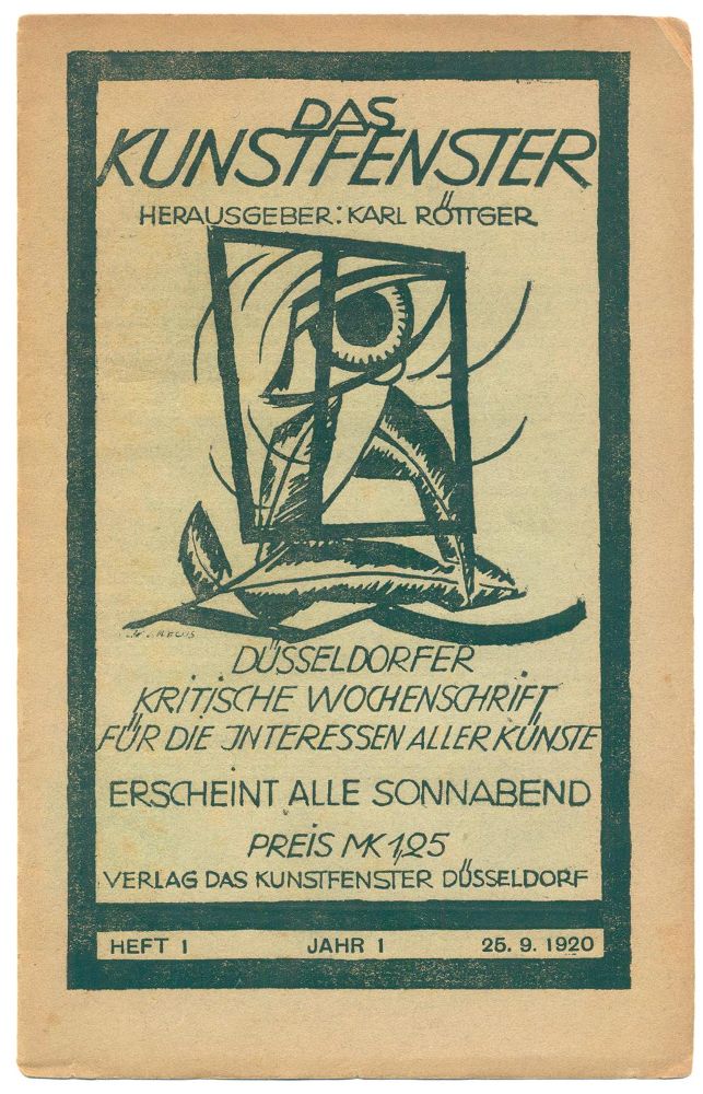 Große Abbildung Nr.1: 123-1189 Kunstfenster, Das.: (Literatur und illustrierte Bücher 20.Jahrhundert - Alte Literatur in modernen Ausgaben)