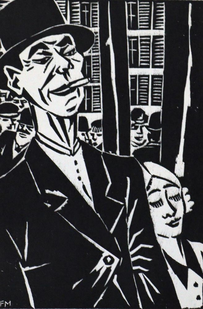 Große Abbildung Nr.2: 123-1200 Masereel,F.: (Literatur und illustrierte Bücher 20.Jahrhundert - Alte Literatur in modernen Ausgaben)
