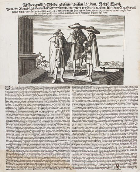 Große Abbildung Nr.1: 123-125 Ewiger Jude.: (Einblattdrucke u. Flugschriften, Judaica)