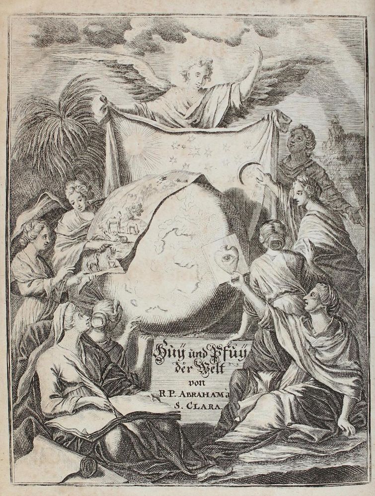 Große Abbildung Nr.2: 123-129 Abraham a Sancta Clara. (d.i. U.Megerle).: (Emblemata)