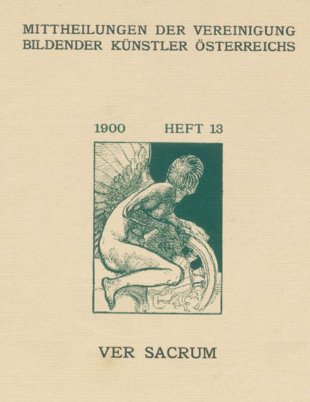 Große Abbildung Nr.1: 123-1295 Ver Sacrum.: (Literatur und illustrierte Bücher 20.Jahrhundert - Alte Literatur in modernen Ausgaben)