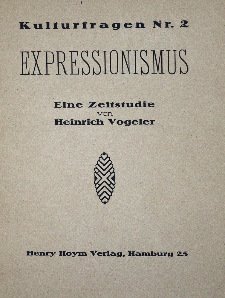 Große Abbildung Nr.1: 123-1298 Vogeler,H.: (Literatur und illustrierte Bücher 20.Jahrhundert - Alte Literatur in modernen Ausgaben)