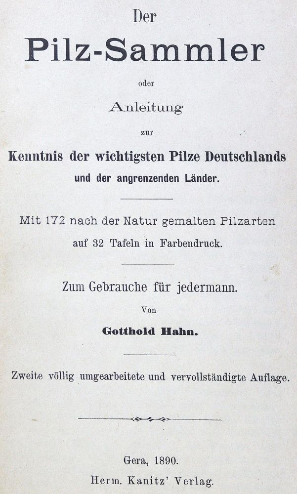 Große Abbildung Nr.1: 123-1351 Sammlung: (Botanik, Pilze)