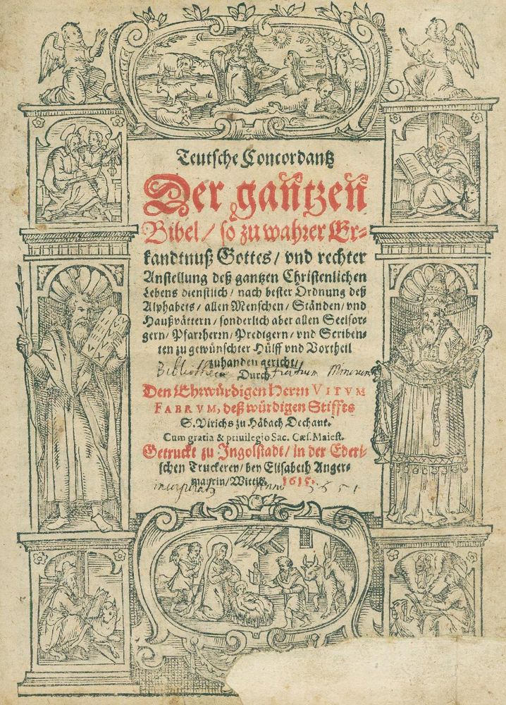 Große Abbildung Nr.2: 123-138 Faber,V.: (Alte Drucke, Handschriften und Theologie)