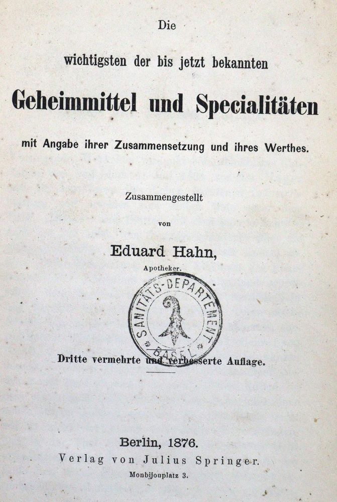 Große Abbildung Nr.1: 123-1380 Hahn,E.: (Medizin)