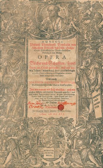 Große Abbildung Nr.1: 123-1386 Paracelsus,T.B.v.Hohenheim.: (Medizin)