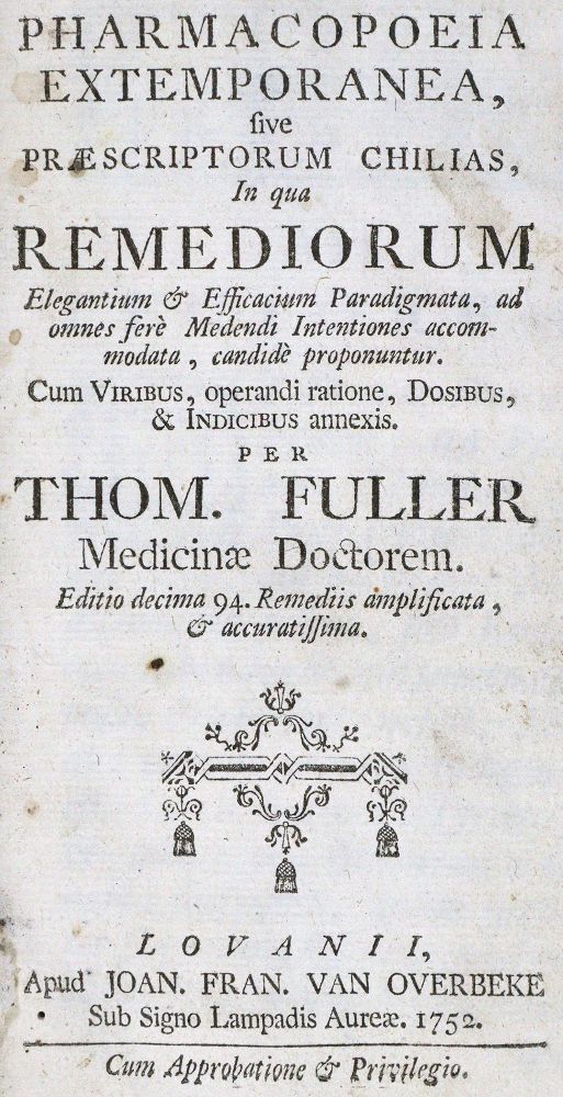 Große Abbildung Nr.1: 123-1396 Fuller,T.: (Medizin, Pharmazie)