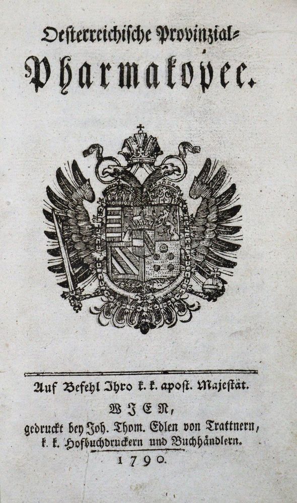 Große Abbildung Nr.1: 123-1401 Oesterreichische Provinzial-Pharmakopee.: (Medizin, Pharmazie)