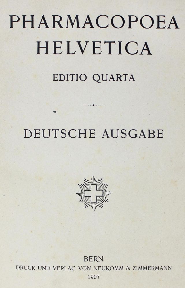Große Abbildung Nr.1: 123-1416 Sammlung: (Medizin, Pharmazie)