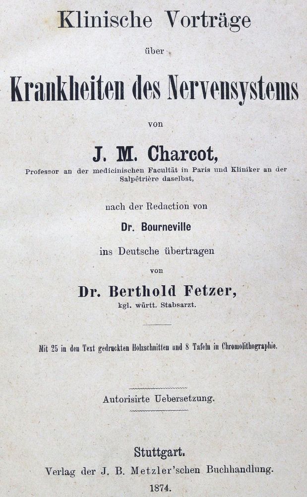Große Abbildung Nr.1: 123-1424 Charcot,J.M.: (Medizin, Psychologie)