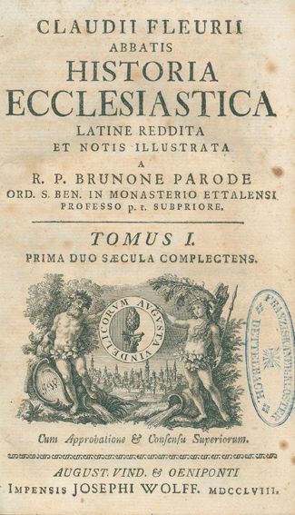 Große Abbildung Nr.1: 123-143 Fleury,C.: (Alte Drucke, Handschriften und Theologie)