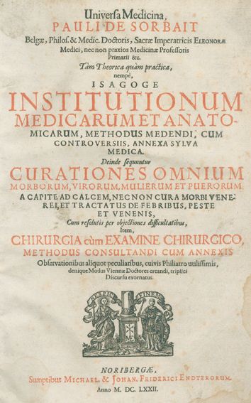 Große Abbildung Nr.1: 123-1430 Sorbait,P.de.: (Medizin)