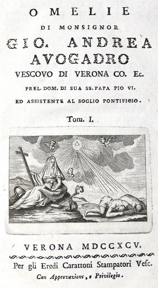 Große Abbildung Nr.1: 123-15 Avogadro,G.A.: (Alte Drucke, Handschriften und Theologie)