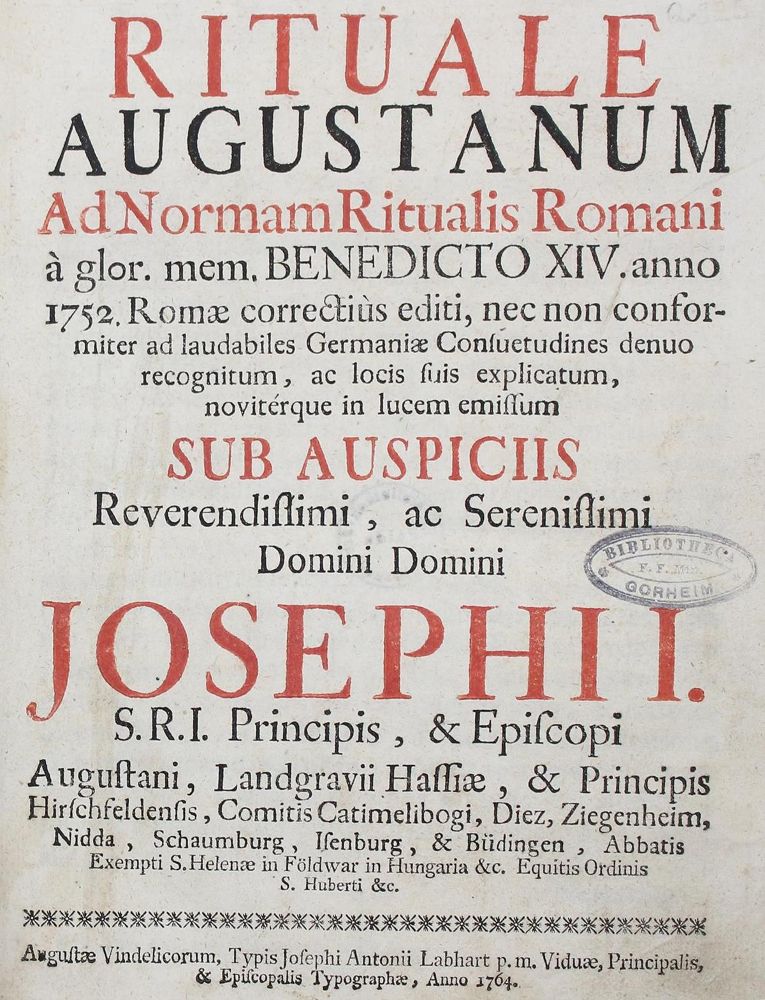 Große Abbildung Nr.2: 123-151 Gavanti,B.: (Alte Drucke, Handschriften und Theologie)