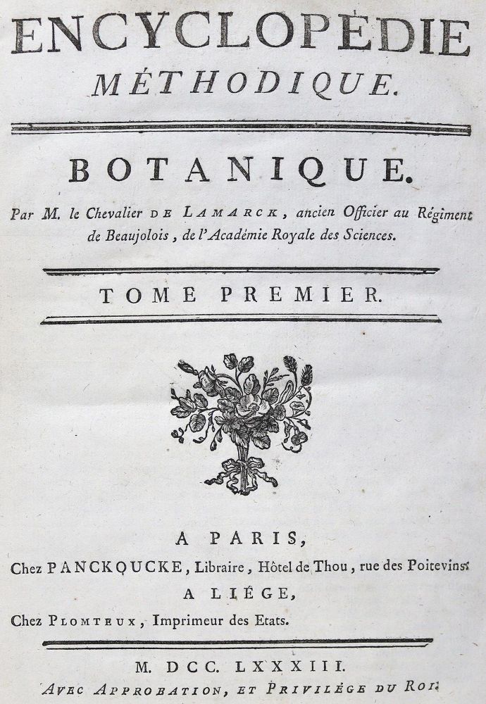 Große Abbildung Nr.1: 123-1513 Lamarck,(J.B.) u.a.: (Verschiedene Gebiete - Varia)