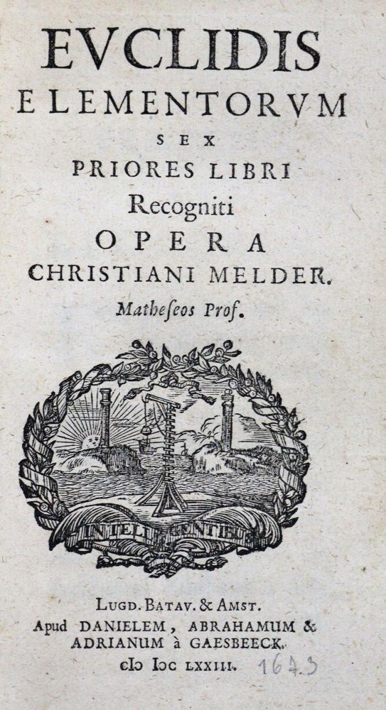 Große Abbildung Nr.1: 123-1516 Euklid.: (Verschiedene Gebiete - Varia, Mathematik)
