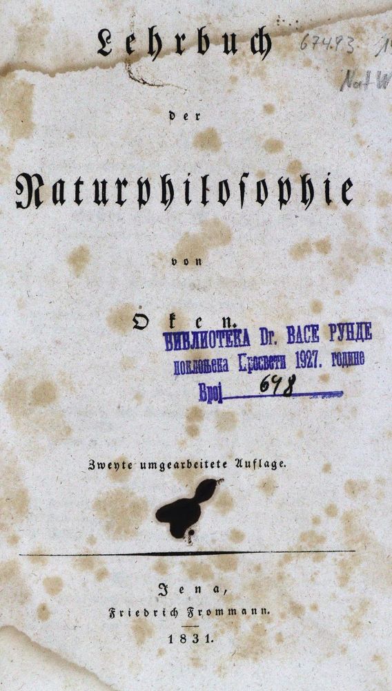 Große Abbildung Nr.1: 123-1524 Oken,(L.).: (Verschiedene Gebiete - Varia)