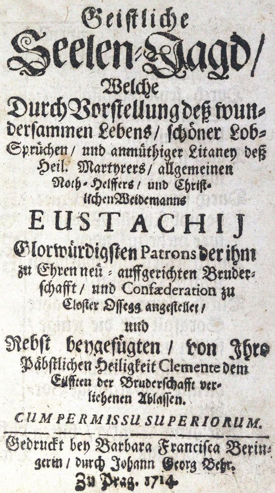 Große Abbildung Nr.1: 123-153 Geistliche Seelen-Jagd.: (Alte Drucke, Handschriften und Theologie)