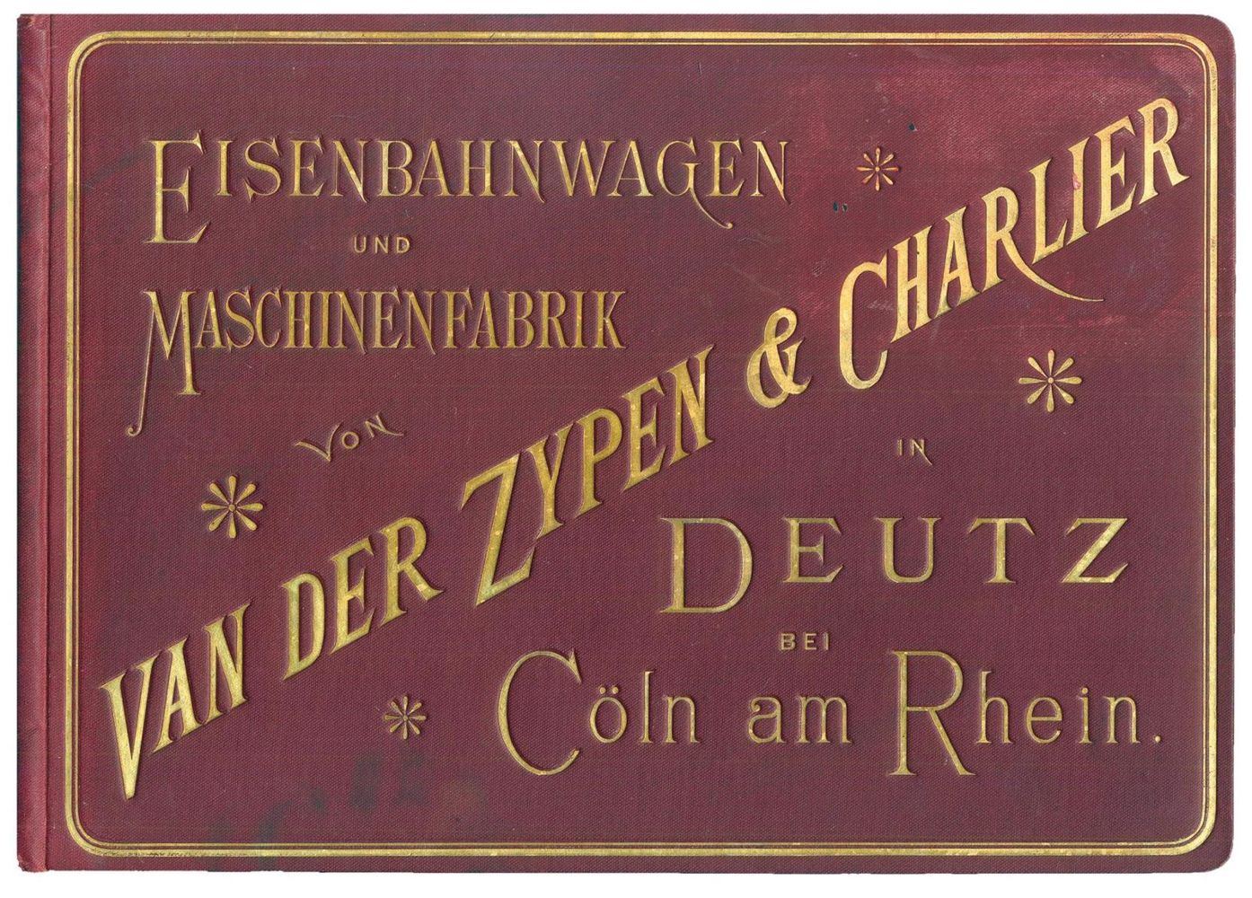 Große Abbildung Nr.2: 123-1548 Van der Zypen & Charlier.: (Verschiedene Gebiete - Varia)