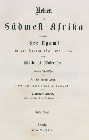 Große Abbildung Nr.1: 123-1557 Anderson,C.J.: (Afrika)
