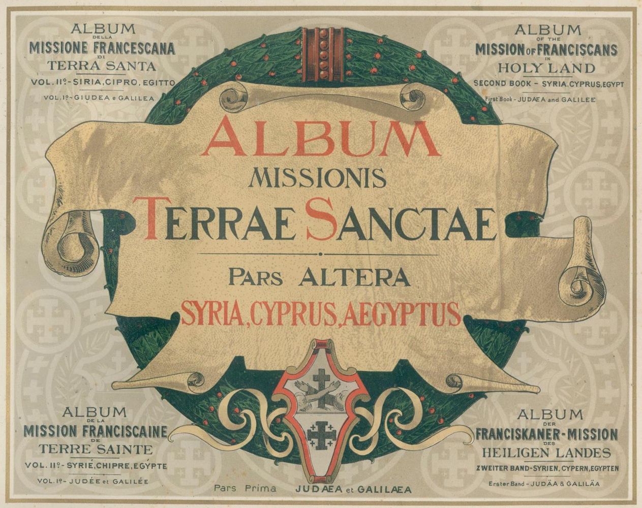 Große Abbildung Nr.1: 123-1570 Album Missionis Terrae Sanctae.: (Asien)
