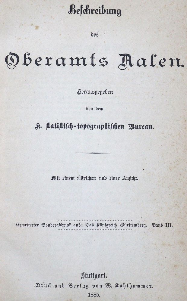 Große Abbildung Nr.2: 123-1602 Württemberg.: (Deutschland, Baden-Württemberg)