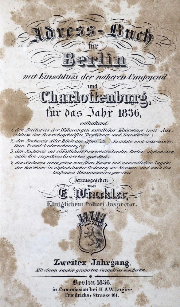 Große Abbildung Nr.1: 123-1611 Winckler,E. (Hrsg.).: (Deutschland, Berlin)