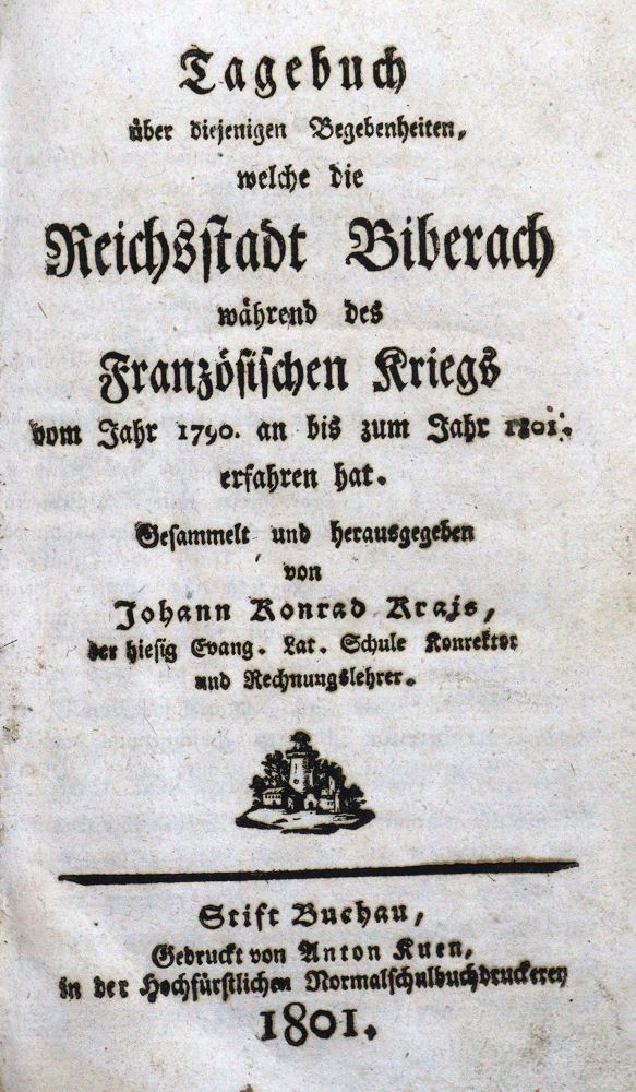 Große Abbildung Nr.1: 123-1613 Krais,J.K.: (Deutschland, Biberach)