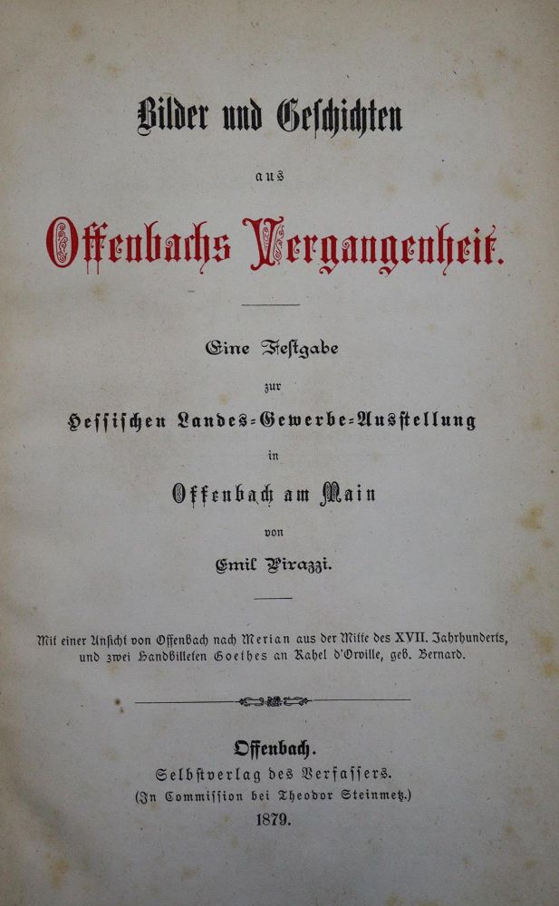 Große Abbildung Nr.1: 123-1632 Offenbach.: (Deutschland, Hessen)