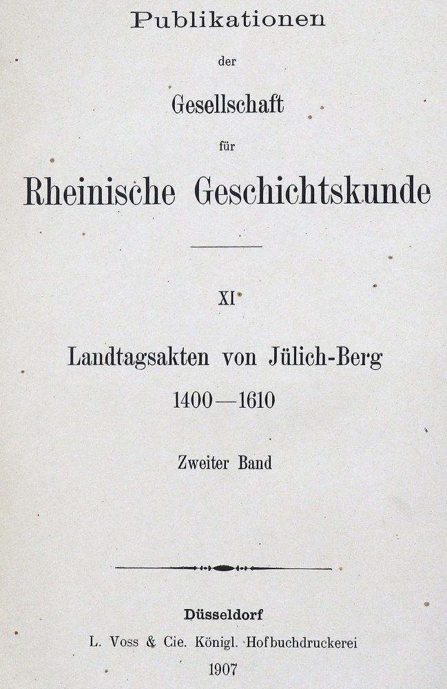 Große Abbildung Nr.1: 123-1636 Below,G.v.: (Deutschland, Jülich)