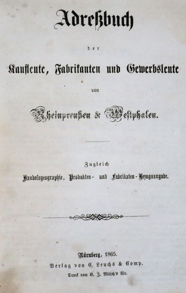 Große Abbildung Nr.1: 123-1645 Leuchs,J.C. (Hrsg.).: (Deutschland)