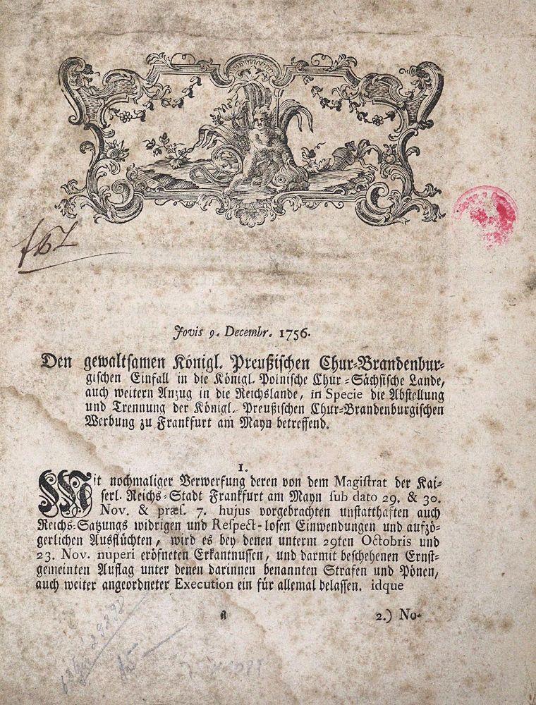 Große Abbildung Nr.1: 123-1650 Siebenjähriger Krieg.: (Deutschland, Militaria)