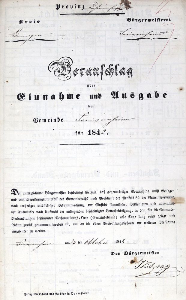 Große Abbildung Nr.2: 123-1668 Sammlung: (Deutschland, Rheinhessen, Handschriften)