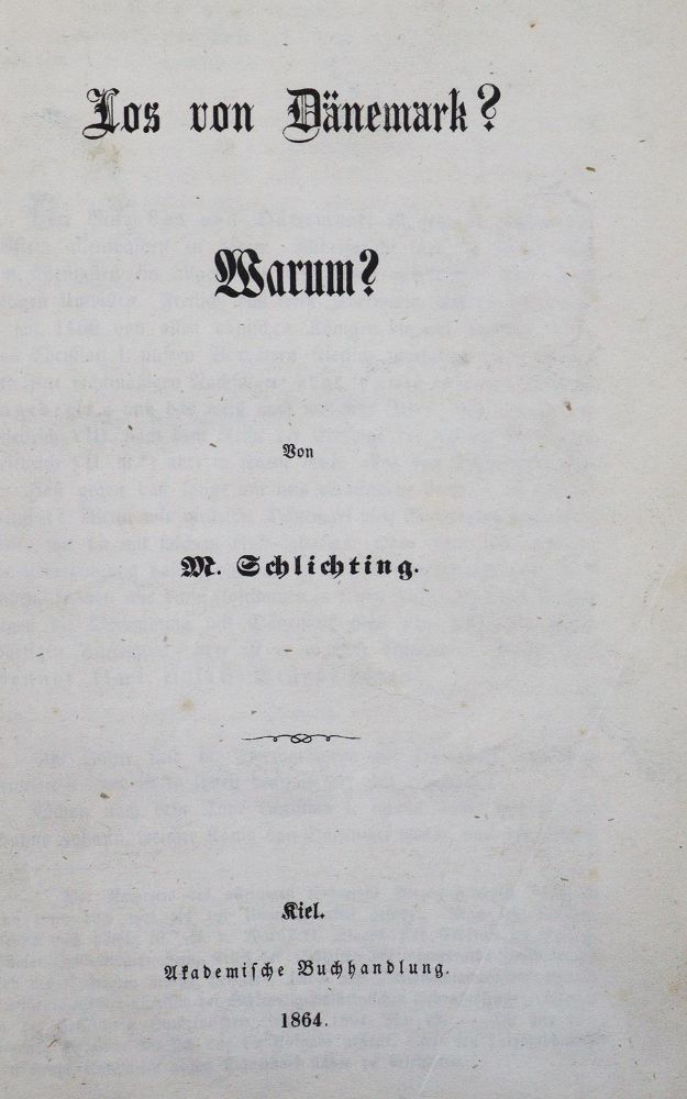 Große Abbildung Nr.1: 123-1683 Schwarzbücher: (Deutschland, Schleswig)