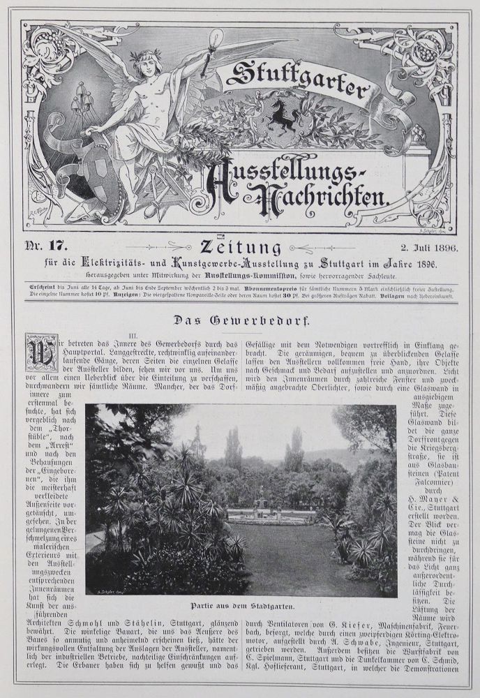 Große Abbildung Nr.1: 123-1696 Stuttgarter: (Deutschland, Stuttgart)